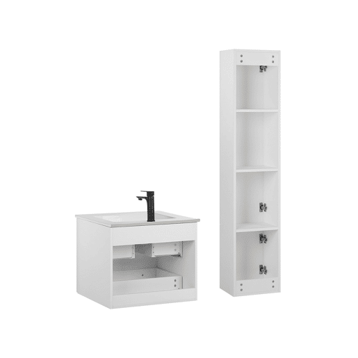 Conjunto de móveis de casa de banho TUDELA Branco