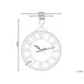 Beliani Reloj de pared ALCOBA Beliani Reloj de pared ALCOBA Marrón