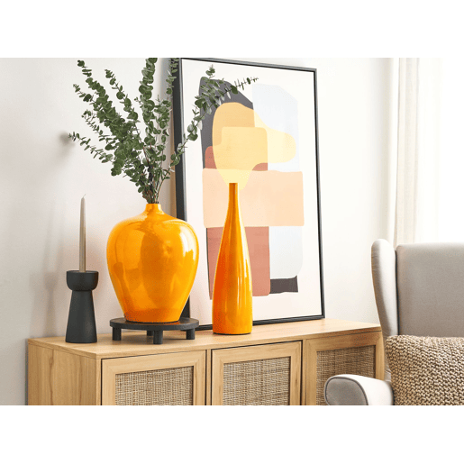 Jarro de flores TERRASA Cerâmica 37 cm Laranja