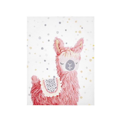 Tela AFASSA Motivo animal 60 x 80 cm Rosa