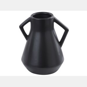 Jarro de flores FERMI Cerâmica 20 cm Preto
