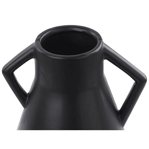 Jarro de flores FERMI Cerâmica 20 cm Preto