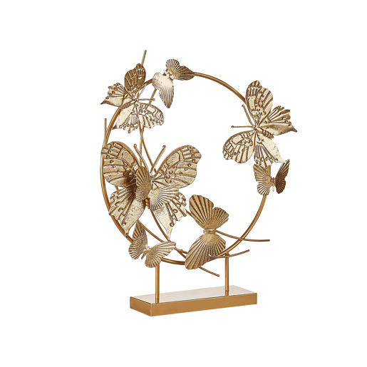 Acessório decorativo Borboleta BERYLLIUM Metal Dourado