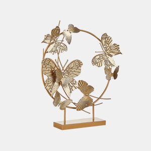 Acessório decorativo Borboleta BERYLLIUM Metal Dourado