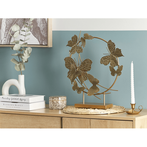 Acessório decorativo Borboleta BERYLLIUM Metal Dourado
