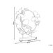 Beliani Figura decorativa BERYLLIUM Beliani Figura decorativa BERYLLIUM Dorado