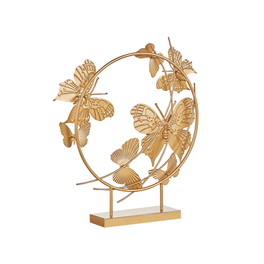 Acessório decorativo Borboleta BERYLLIUM Metal Dourado