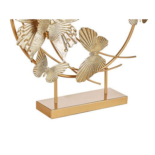 Acessório decorativo Borboleta BERYLLIUM Metal Dourado