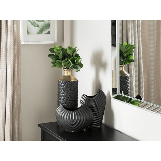 Jarro decorativo ARSIN Grés 39 cm Preto Jarro decorativo ARSIN Grés 39 cm Preto