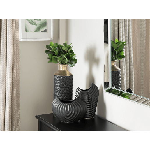 Jarro decorativo ARSIN Grés 39 cm Preto Jarro decorativo ARSIN Grés 39 cm Preto