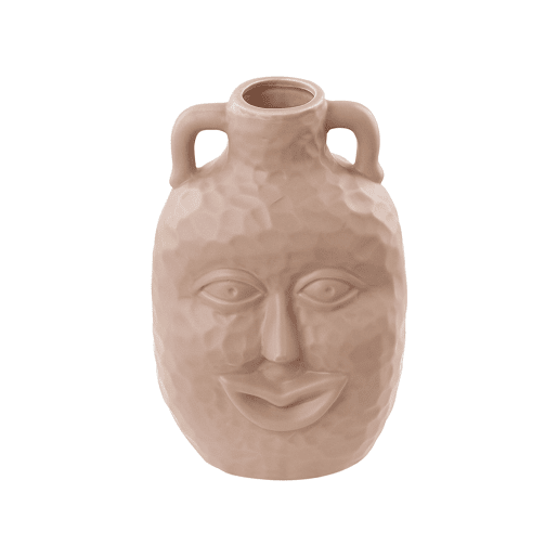 Jarro de flores VERIA Cerâmica 26 cm Cor de areia