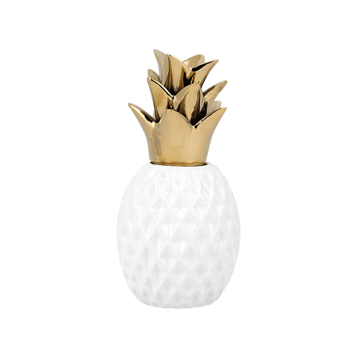 Acessório decorativo Ananás TYANA Cerâmica Branco