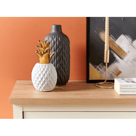 Acessório decorativo Ananás TYANA Cerâmica Branco