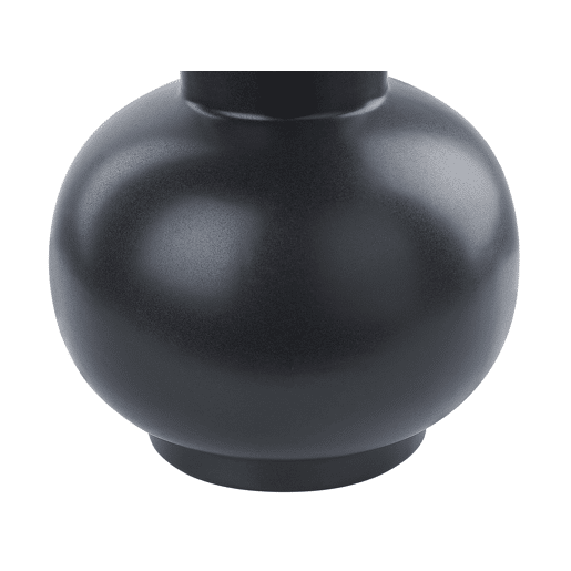 Jarro de flores PEREA Cerâmica 26 cm Preto