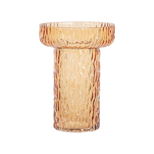 Jarro de flores PLATANIA Vidro 20 cm Laranja