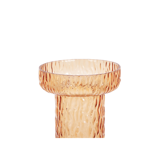 Jarro de flores PLATANIA Vidro 20 cm Laranja