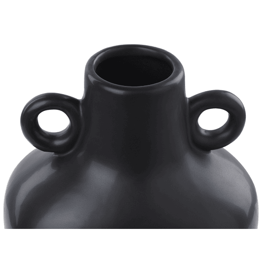 Jarro de flores NAFPLIO Cerâmica 32 cm Preto