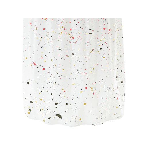 Jarro de flores AMALIADA Grés 24 cm Branco