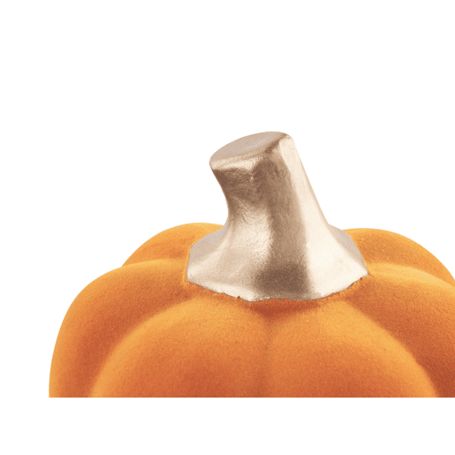 Acessório decorativo Abóbora KALAMATA Veludo Laranja