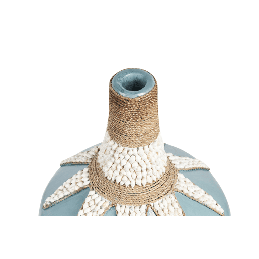 Jarro decorativo SILAU Cerâmica 43 cm Azul