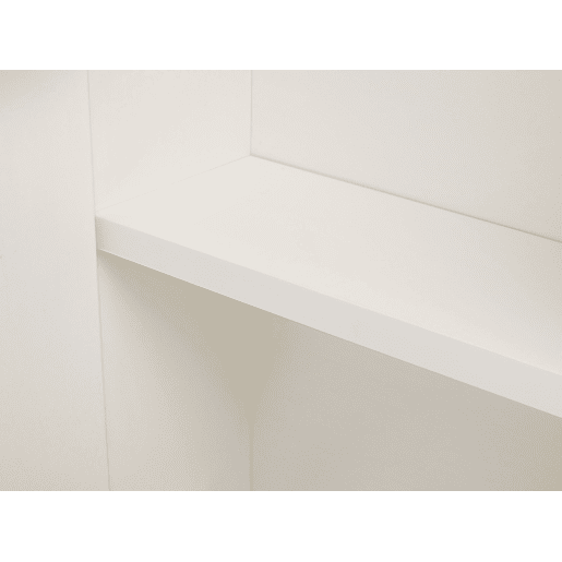 Móvel de casa de banho suspenso com espelho LED CHABUNCO 60 cm 60 cm Branco
