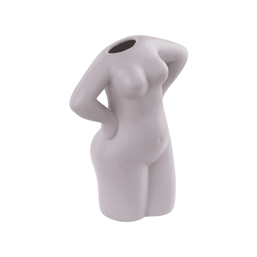 Jarro de flores KILKIS Cerâmica 24 cm Creme