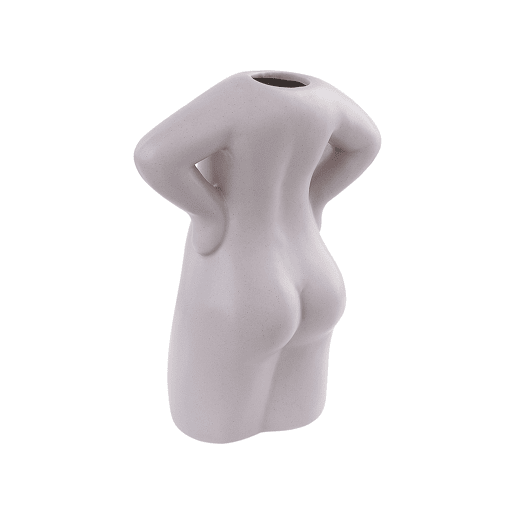 Jarro de flores KILKIS Cerâmica 24 cm Creme