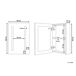 Beliani Mueble de baño con espejo Madera contrachapada CAMERON Beliani Mueble de baño con espejo Madera contrachapada CAMERON Blanco