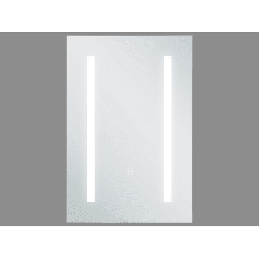 Móvel de casa de banho suspenso com espelho LED CAMERON 40 cm 60 cm Branco