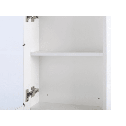 Móvel de casa de banho suspenso com espelho LED CAMERON 40 cm 60 cm Branco