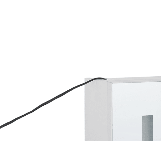 Móvel de casa de banho suspenso com espelho LED CAMERON 40 cm 60 cm Branco