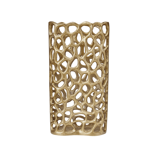 Jarro decorativo SANCHI Metal 33 cm Dourado