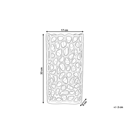 Jarro decorativo SANCHI Metal 33 cm Dourado