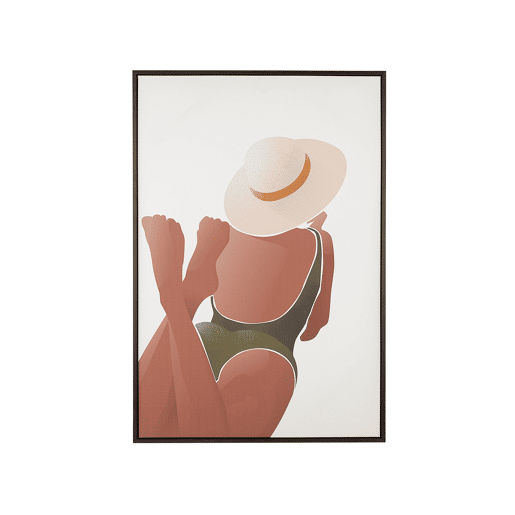Tela FELTRINA Motivo feminino 63 x 99 cm Branco