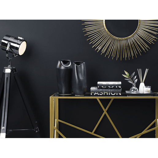 Jarro decorativo APAMEA Grés 33 cm Preto Jarro decorativo APAMEA Grés 33 cm Preto
