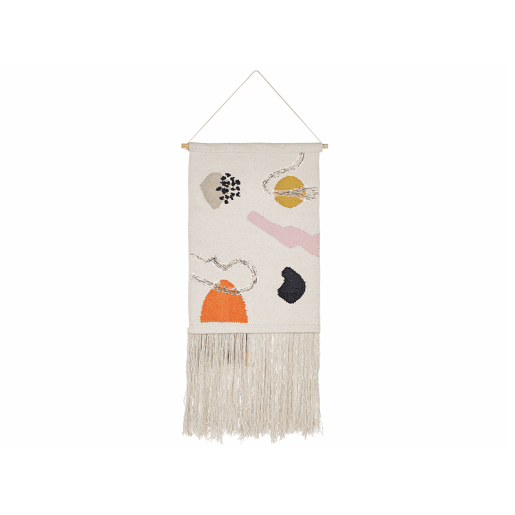 Decoração de parede em tecido KALAT Algodão 123 cm Multicolor