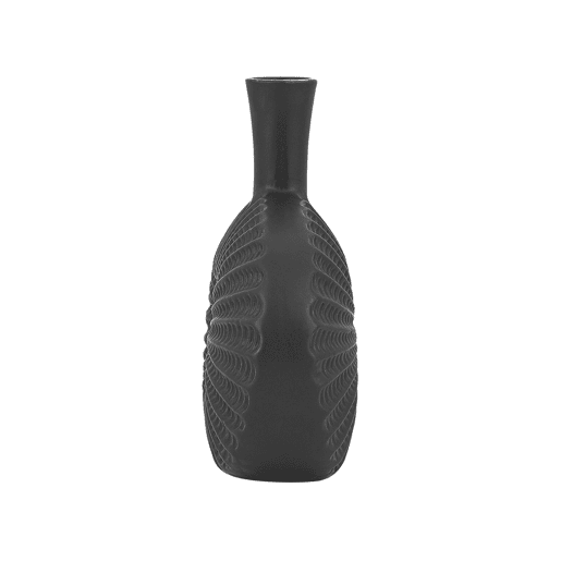 Jarro decorativo ARWAD Grés 24 cm Preto Jarro decorativo ARWAD Grés 24 cm Preto