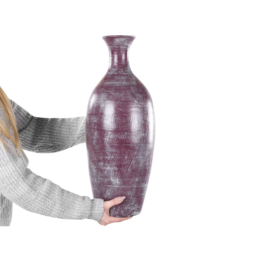 Jarro decorativo KARDIA Cerâmica 57 cm Castanho