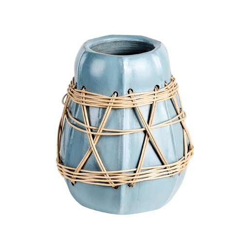 Jarro decorativo KAMERING Cerâmica 27 cm Azul