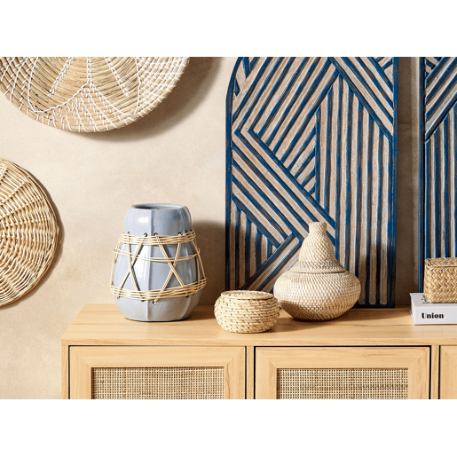 Jarro decorativo KAMERING Cerâmica 27 cm Azul