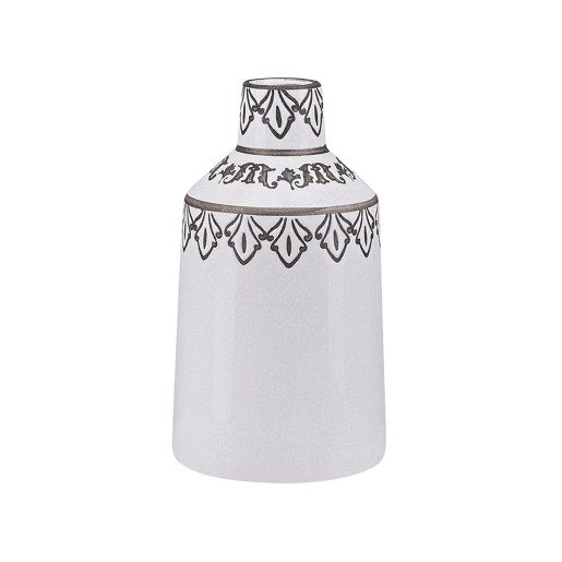 Jarro de flores AMISOS Grés 25 cm Branco