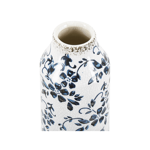 Jarro de flores MULAI Grés 35 cm Branco Jarro de flores MULAI Grés 35 cm Branco