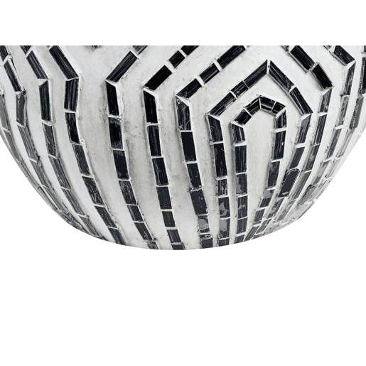 Jarro decorativo OMBILIN Cerâmica 50 cm Branco