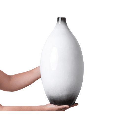 Jarro decorativo BAEZA Cerâmica 46 cm Branco