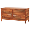 Caixa de arrumação RIVIERA Madeira de acácia 130 cm 48 cm Castanho