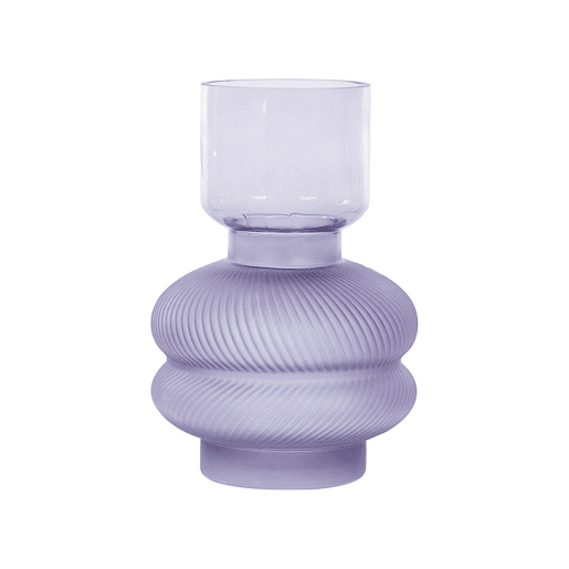Jarro de flores RODIA Vidro 24 cm Violeta