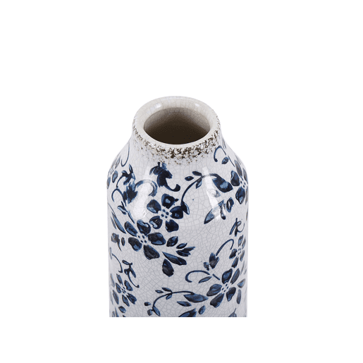 Jarro de flores MULAI Grés 30 cm Branco Jarro de flores MULAI Grés 30 cm Branco