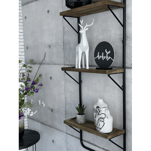 Jarro de flores AENUS Grés 22 cm Branco Jarro de flores AENUS Grés 22 cm Branco