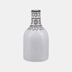 Jarro de flores ANKON Grés 25 cm Branco