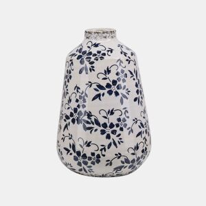 Jarro de flores MARONEIA Grés 25 cm Branco